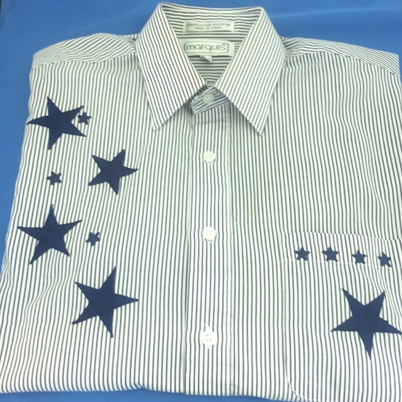 Stripe Star Trend Applique Embroidered 90’s Top - Picture 3 of 8